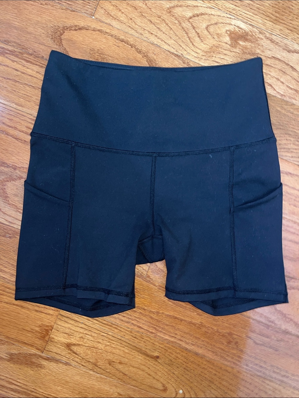 Ododos High Rise Biker Shorts Black — Size S